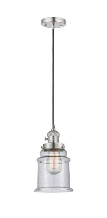 Innovations 201CSW-PN-G184-LED LED Mini Pendant, Polished Nickel