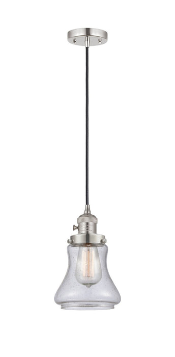 Innovations 201CSW-PN-G194 One Light Mini Pendant, Polished Nickel