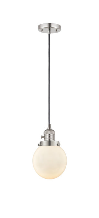 Innovations 201CSW-PN-G201-6-LED LED Mini Pendant, Polished Nickel