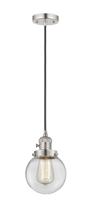Innovations 201CSW-PN-G202-6-LED LED Mini Pendant, Polished Nickel