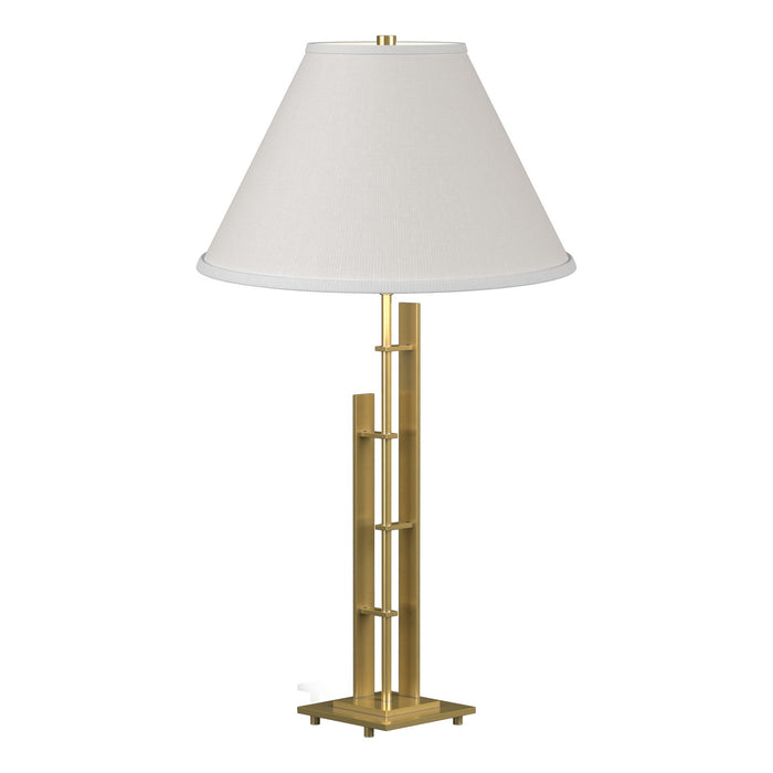 Hubbardton Forge 268421-SKT-86-SF1755 One Light Table Lamp, Modern Brass