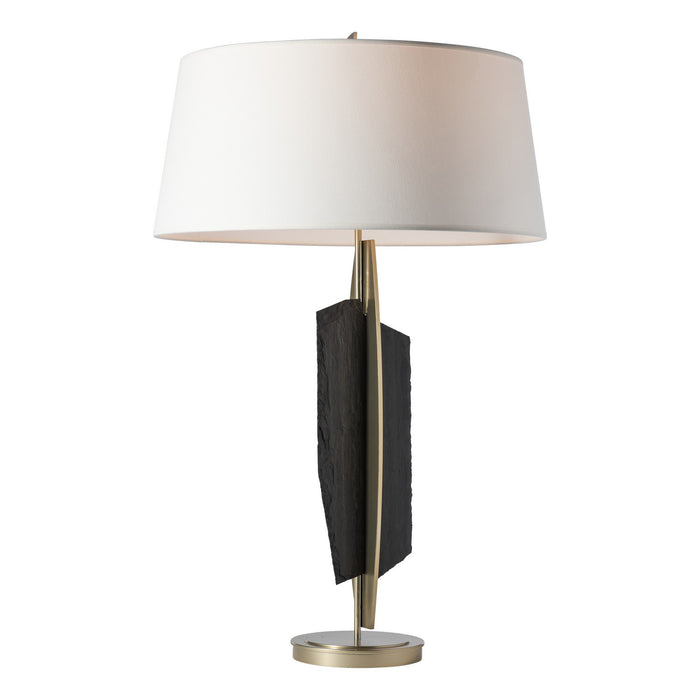 Hubbardton Forge 272115-SKT-86-SL-SF2210 One Light Table Lamp, Modern Brass