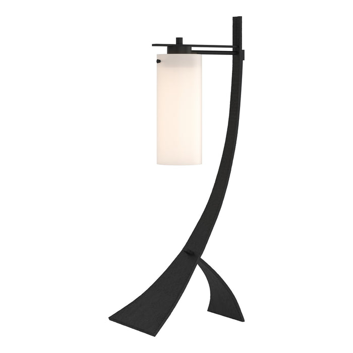 Hubbardton Forge 272665-SKT-10-GG0075 One Light Table Lamp, Black