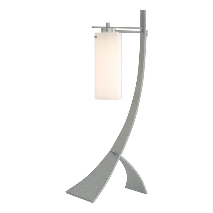 Hubbardton Forge 272665-SKT-82-GG0075 One Light Table Lamp, Vintage Platinum