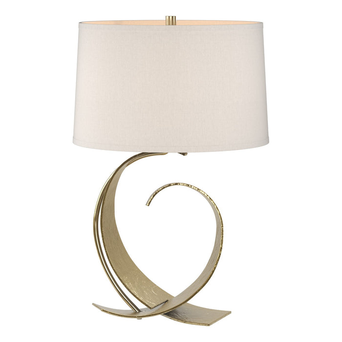 Hubbardton Forge 272674-SKT-86-SE1494 One Light Table Lamp, Modern Brass