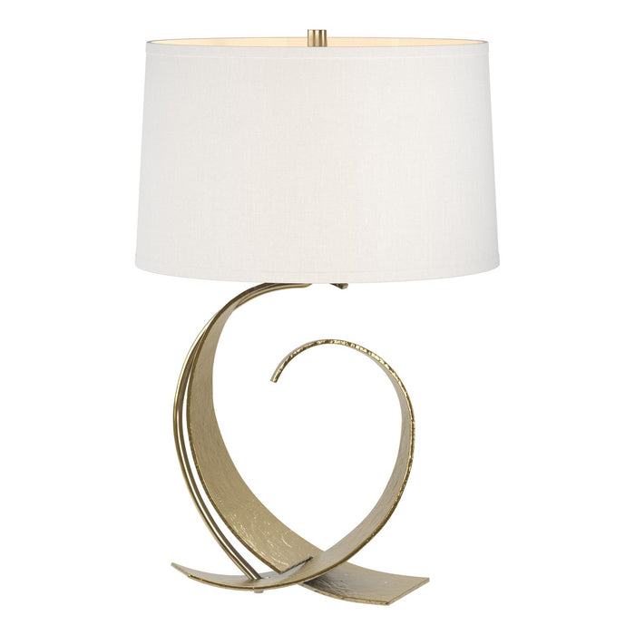 Hubbardton Forge 272674-SKT-86-SF1494 One Light Table Lamp, Modern Brass