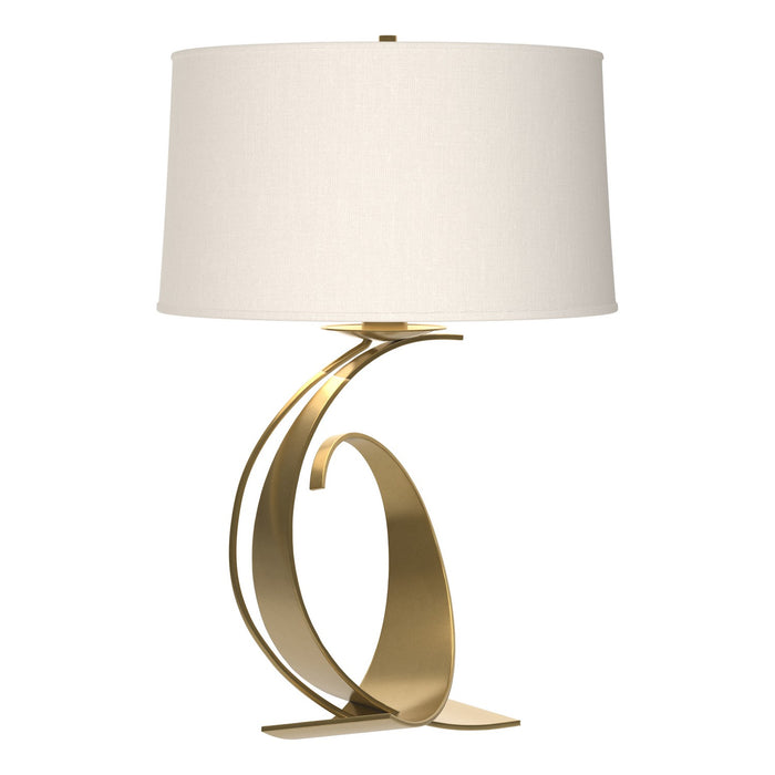 Hubbardton Forge 272678-SKT-86-SF1794 One Light Table Lamp, Modern Brass