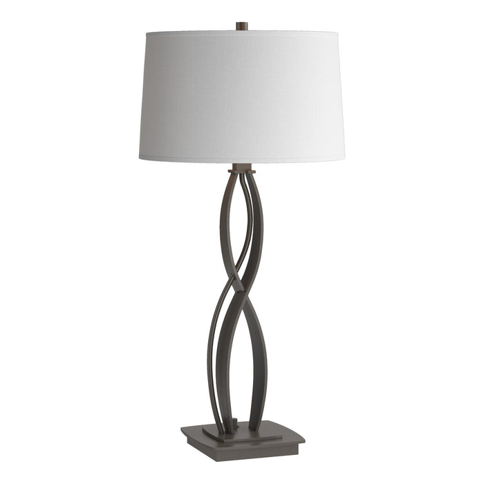 Hubbardton Forge 272686-SKT-07-SF1494 One Light Table Lamp, Dark Smoke