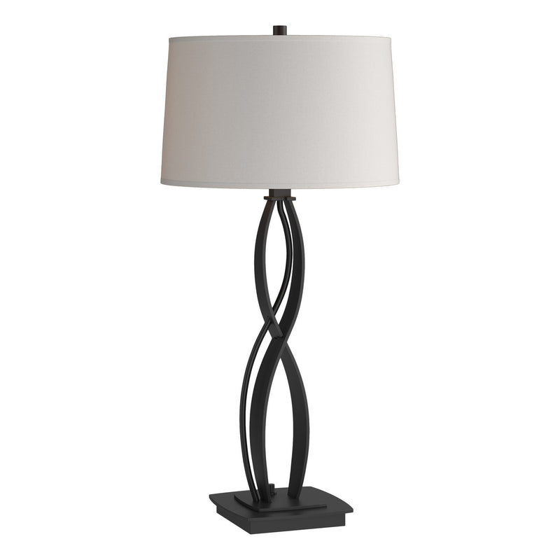Hubbardton Forge 272686-SKT-10-SE1494 One Light Table Lamp, Black