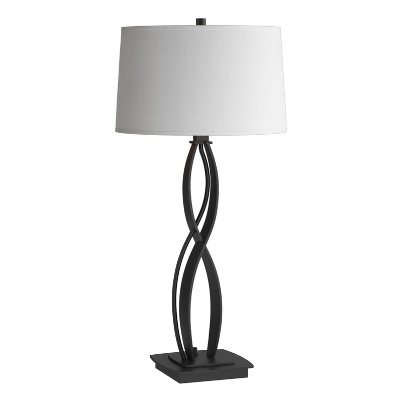 Hubbardton Forge 272686-SKT-10-SF1494 One Light Table Lamp, Black