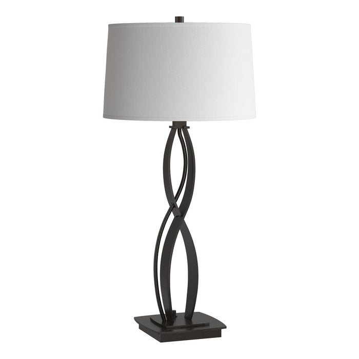 Hubbardton Forge 272686-SKT-14-SF1494 One Light Table Lamp, Oil Rubbed Bronze