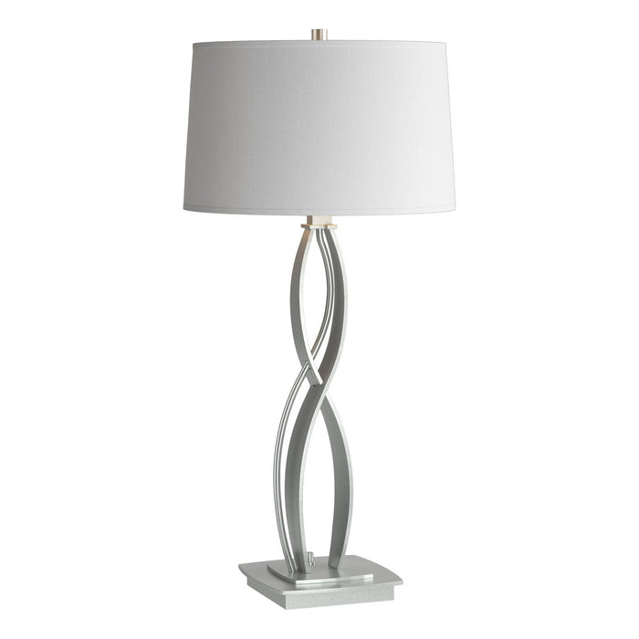 Hubbardton Forge 272686-SKT-82-SF1494 One Light Table Lamp, Vintage Platinum