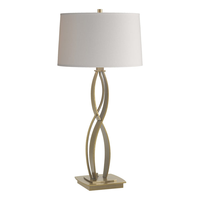 Hubbardton Forge 272686-SKT-86-SE1494 One Light Table Lamp, Modern Brass