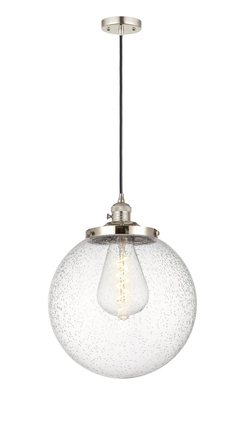 Innovations 201CSW-PN-G204-14 One Light Mini Pendant, Polished Nickel