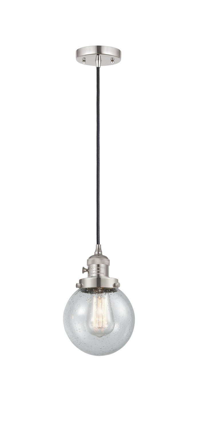 Innovations 201CSW-PN-G204-6-LED LED Mini Pendant, Polished Nickel