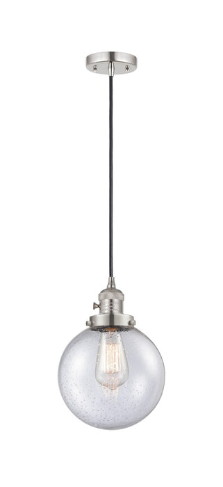 Innovations 201CSW-PN-G204-8-LED LED Mini Pendant, Polished Nickel