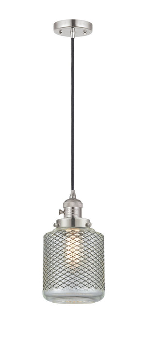 Innovations 201CSW-PN-G262 One Light Mini Pendant, Polished Nickel