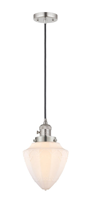 Innovations 201CSW-PN-G661-7 One Light Mini Pendant, Polished Nickel
