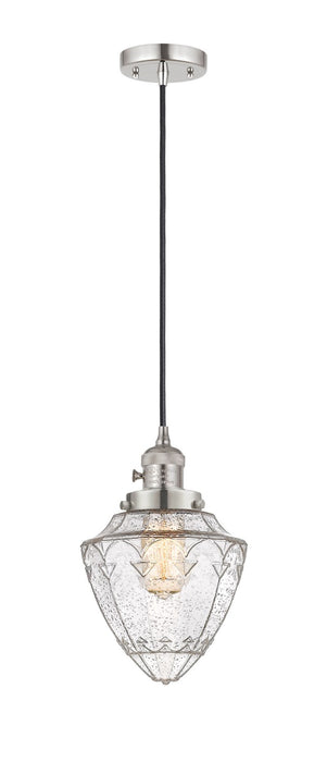 Innovations 201CSW-PN-G664-7 One Light Mini Pendant, Polished Nickel