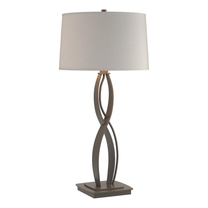 Hubbardton Forge 272687-SKT-07-SE1594 One Light Table Lamp, Dark Smoke