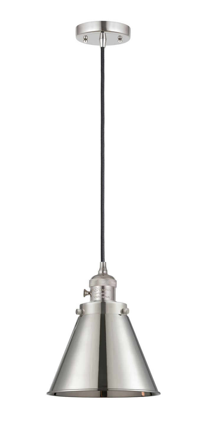 Innovations 201CSW-PN-M13-PN One Light Mini Pendant, Polished Nickel