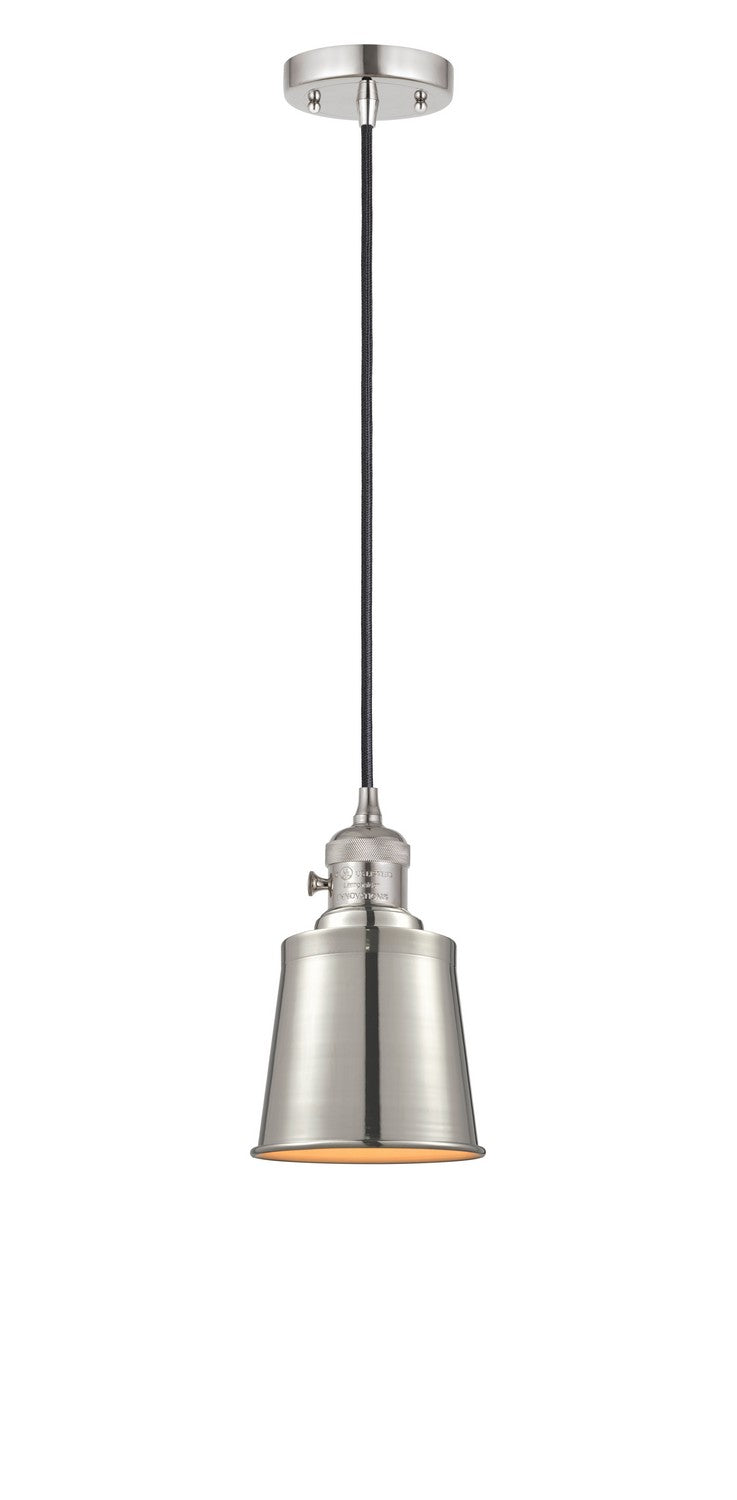 Innovations 201CSW-PN-M9 One Light Mini Pendant, Polished Nickel
