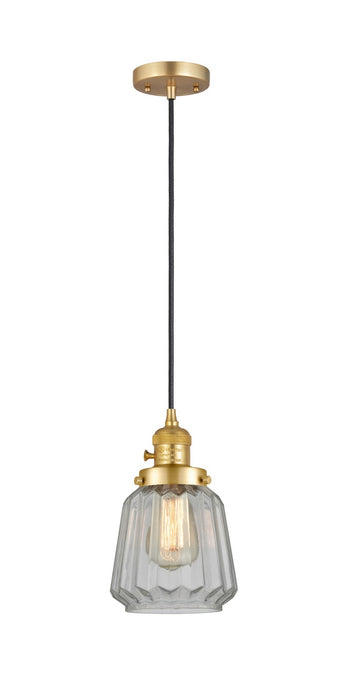 Innovations 201CSW-SG-G142 One Light Mini Pendant, Satin Gold