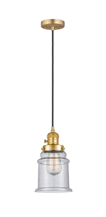 Innovations 201CSW-SG-G184-LED LED Mini Pendant, Satin Gold