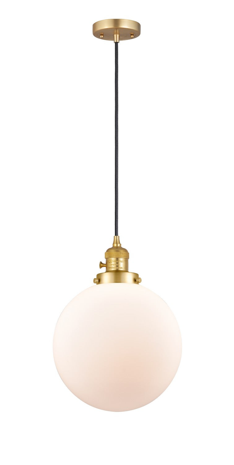 Innovations 201CSW-SG-G201-10-LED LED Mini Pendant, Satin Gold