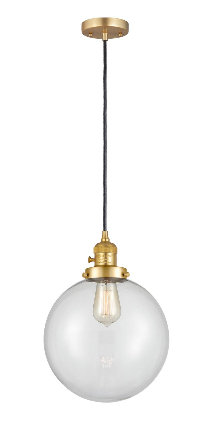 Innovations 201CSW-SG-G202-10 One Light Mini Pendant, Satin Gold