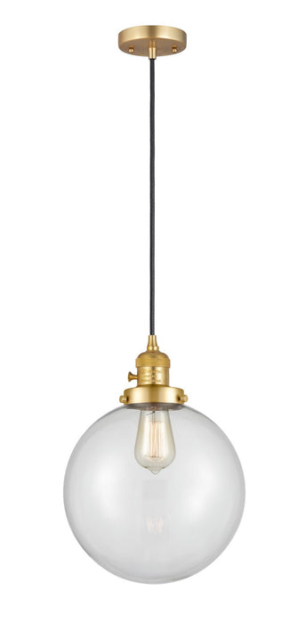 Innovations 201CSW-SG-G202-10-LED LED Mini Pendant, Satin Gold
