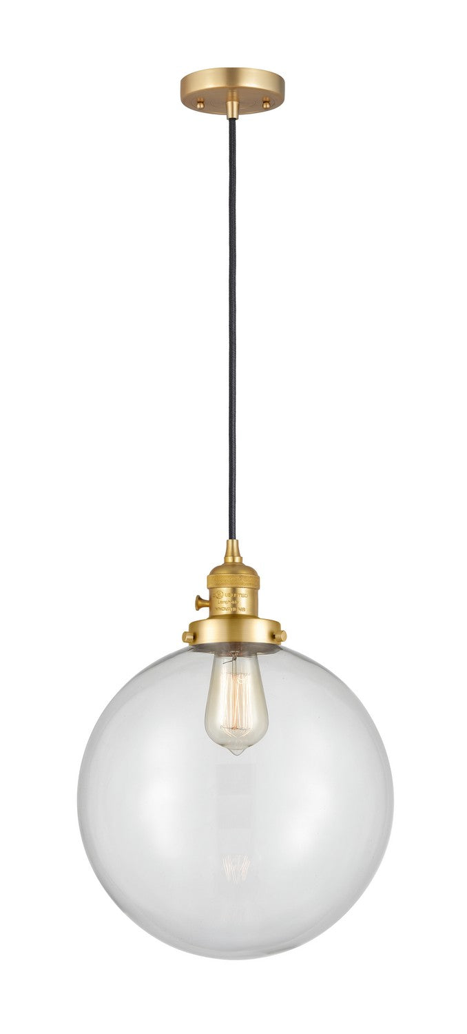 Innovations 201CSW-SG-G202-12-LED LED Mini Pendant, Satin Gold