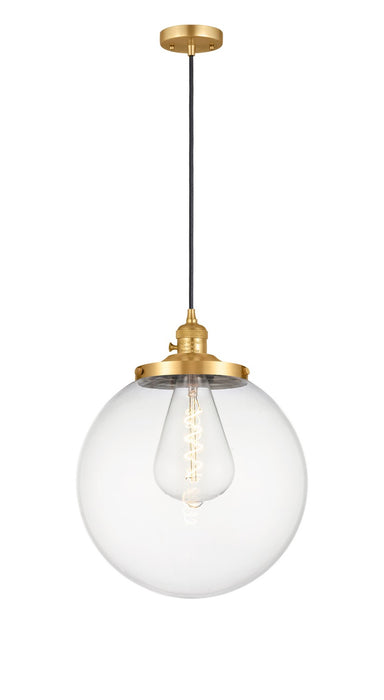 Innovations 201CSW-SG-G202-14 One Light Mini Pendant, Satin Gold