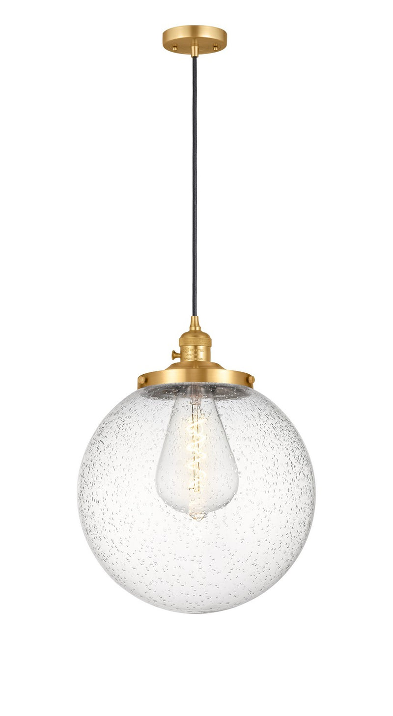 Innovations 201CSW-SG-G204-14 One Light Mini Pendant, Satin Gold