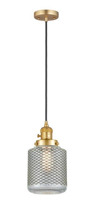 Innovations 201CSW-SG-G262 One Light Mini Pendant, Satin Gold