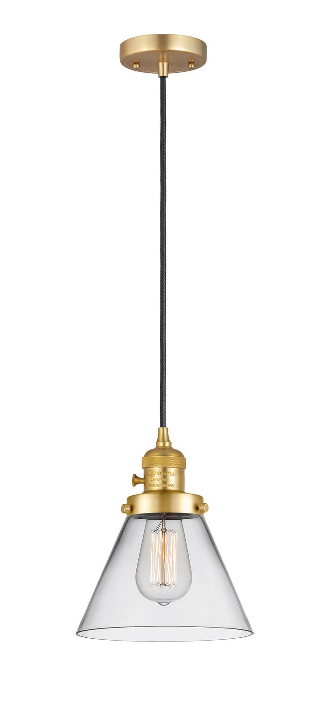 Innovations 201CSW-SG-G42 One Light Mini Pendant, Satin Gold