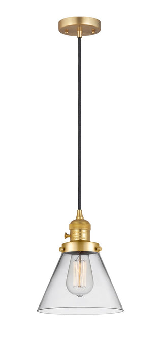 Innovations 201CSW-SG-G42 One Light Mini Pendant, Satin Gold