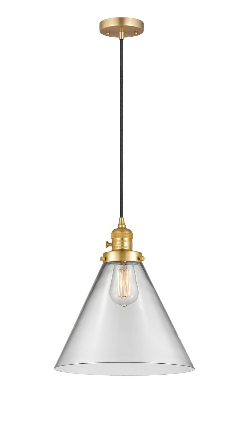 Innovations 201CSW-SG-G42-L One Light Mini Pendant, Satin Gold