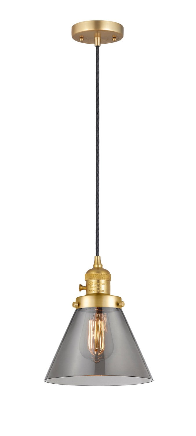 Innovations 201CSW-SG-G43 One Light Mini Pendant, Satin Gold