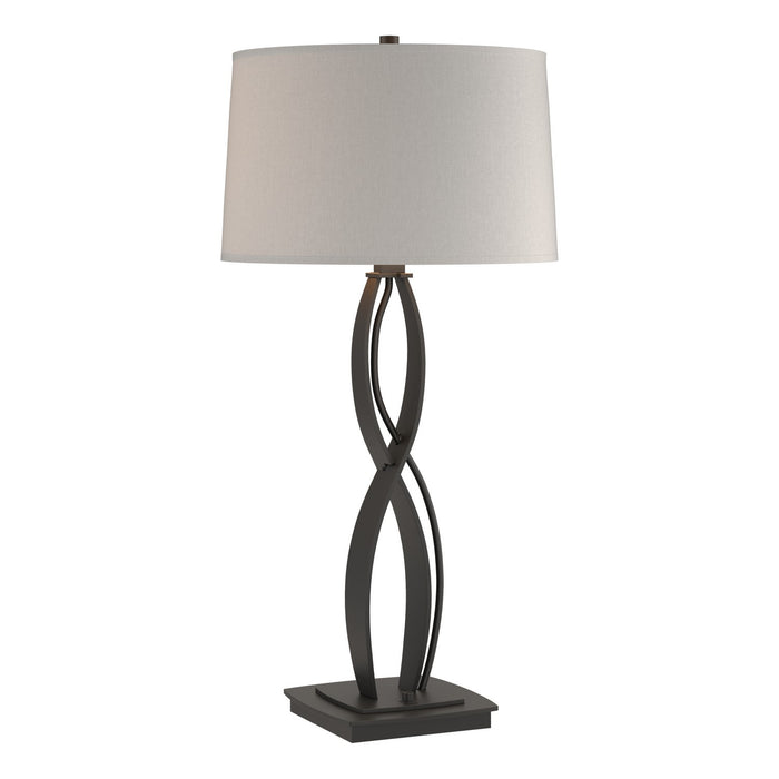 Hubbardton Forge 272687-SKT-10-SE1594 One Light Table Lamp, Black