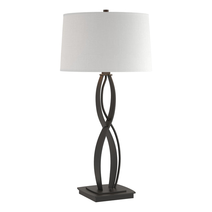 Hubbardton Forge 272687-SKT-10-SF1594 One Light Table Lamp, Black