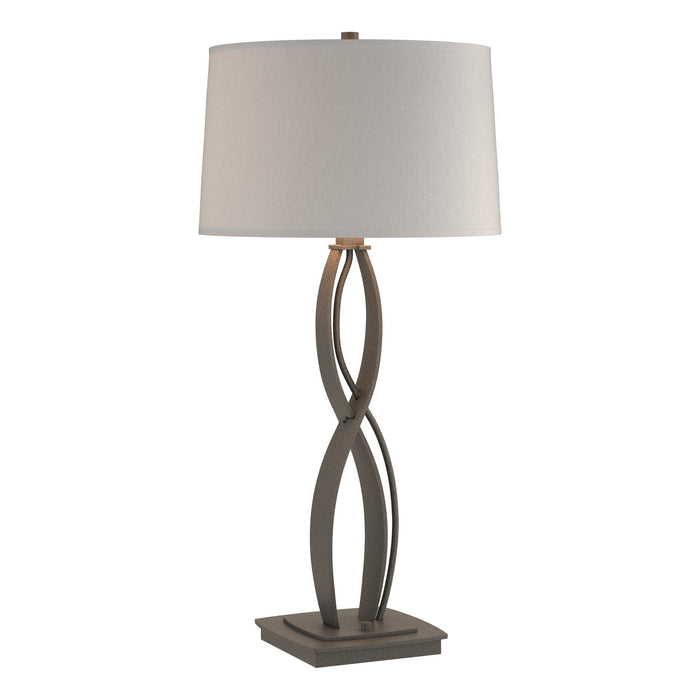 Hubbardton Forge 272687-SKT-20-SE1594 One Light Table Lamp, Natural Iron