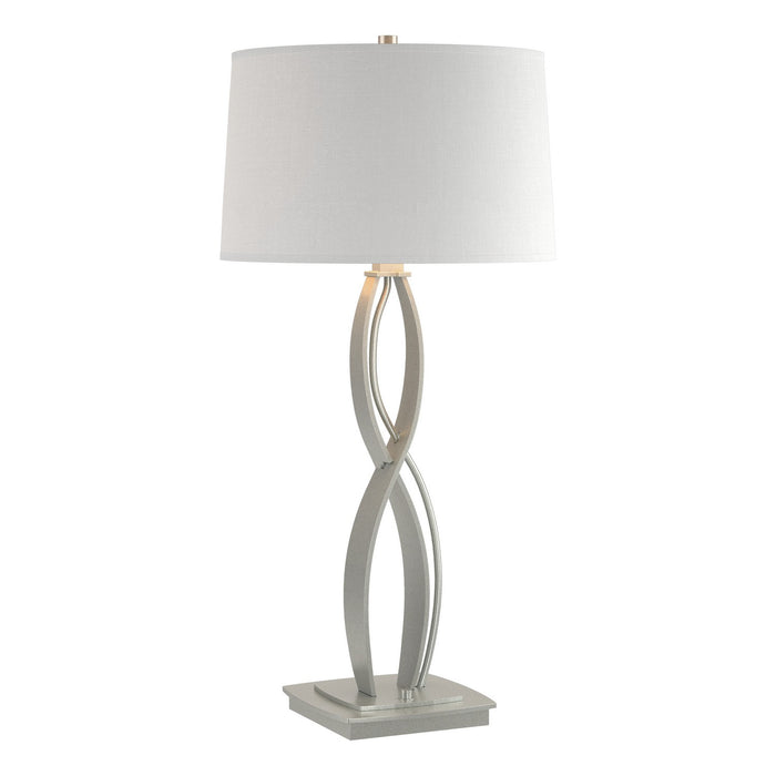 Hubbardton Forge 272687-SKT-82-SF1594 One Light Table Lamp, Vintage Platinum
