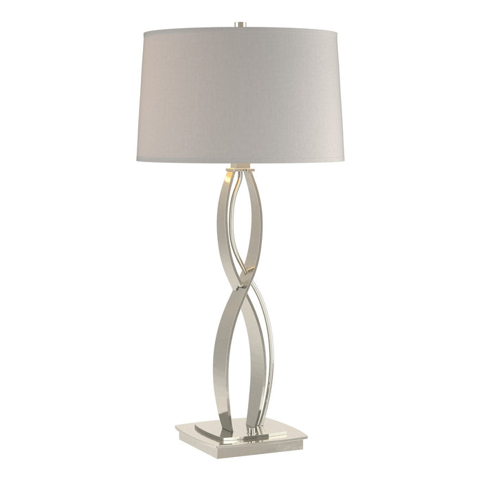 Hubbardton Forge 272687-SKT-85-SE1594 One Light Table Lamp, Sterling