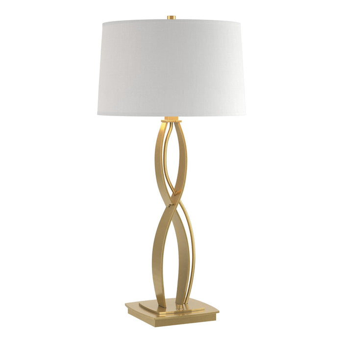 Hubbardton Forge 272687-SKT-86-SF1594 One Light Table Lamp, Modern Brass