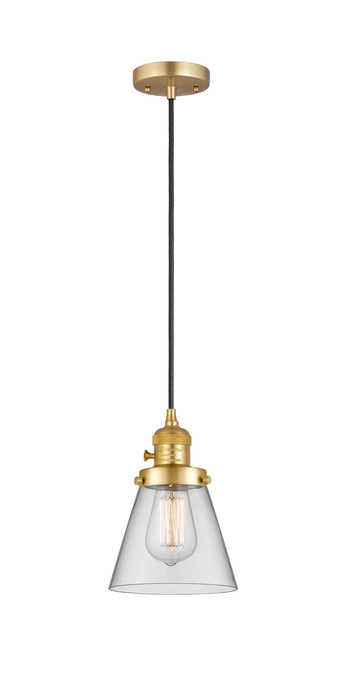 Innovations 201CSW-SG-G62 One Light Mini Pendant, Satin Gold