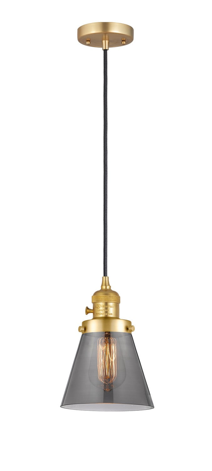 Innovations 201CSW-SG-G63 One Light Mini Pendant, Satin Gold