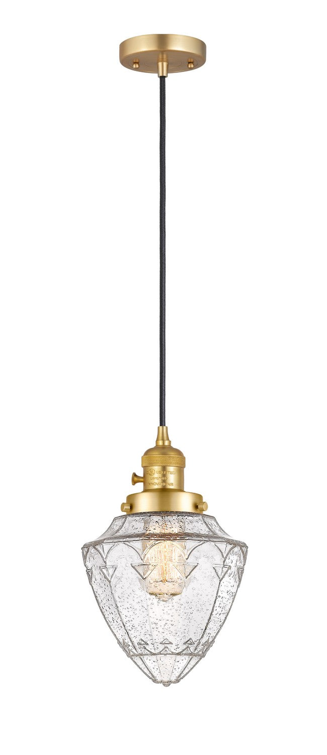Innovations 201CSW-SG-G664-7 One Light Mini Pendant, Satin Gold