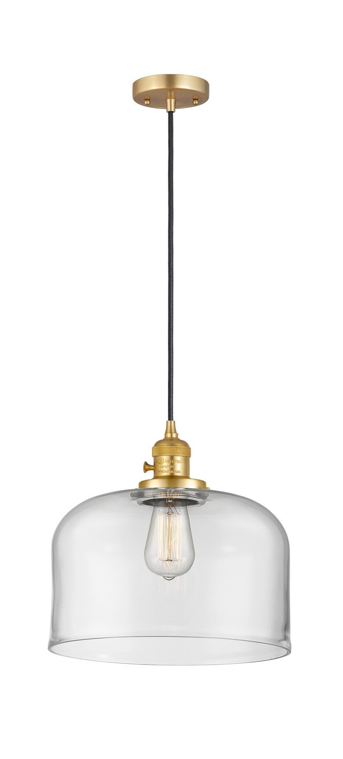 Innovations 201CSW-SG-G72-L One Light Mini Pendant, Satin Gold