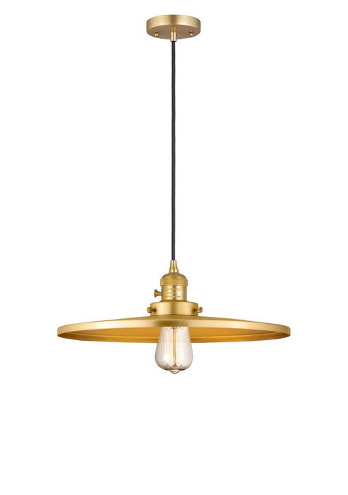 Innovations 201CSW-SG-MFR-SG-16 One Light Mini Pendant, Satin Gold